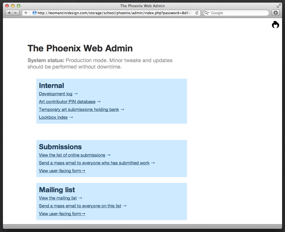 Phoenix Submission Tool - 3